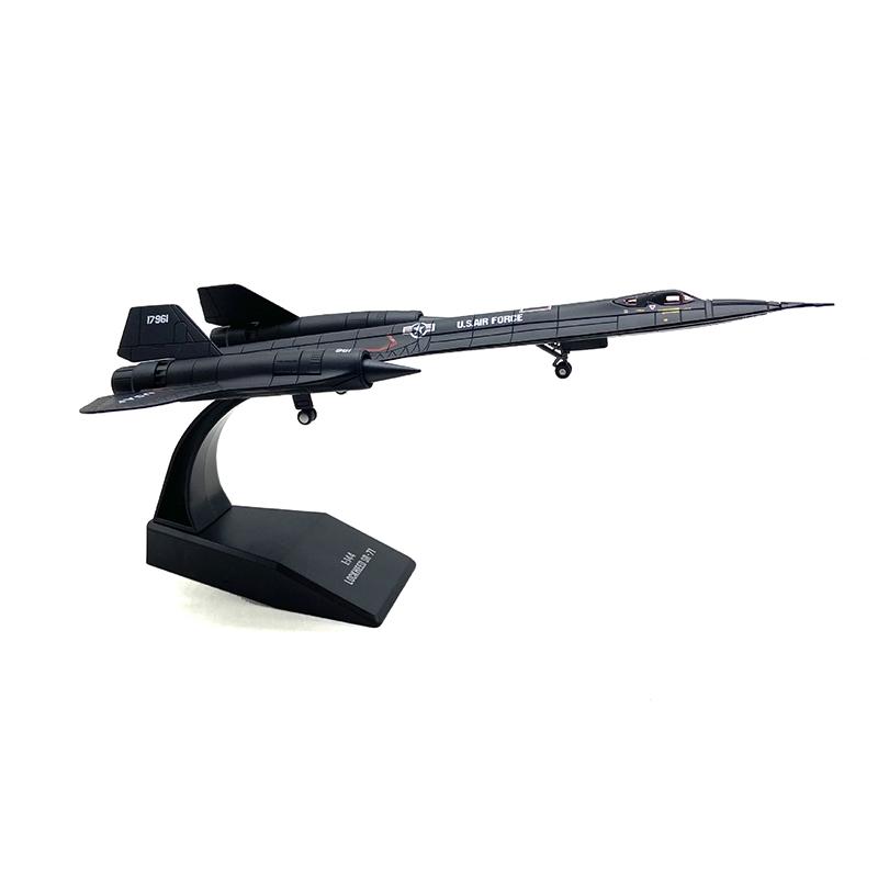 1/144 Scale US Air Force SR-71 Blackbird Reconnaissance Aircraft Alloy Model Diecast Airplane Model