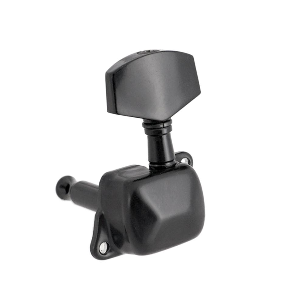 6pcs Gear Ratio 1:15 Semi Closed Electric Acoustic Guitar Tuning Pegs Tuner Machine Heads Tuning Keys 3L3R Guitar