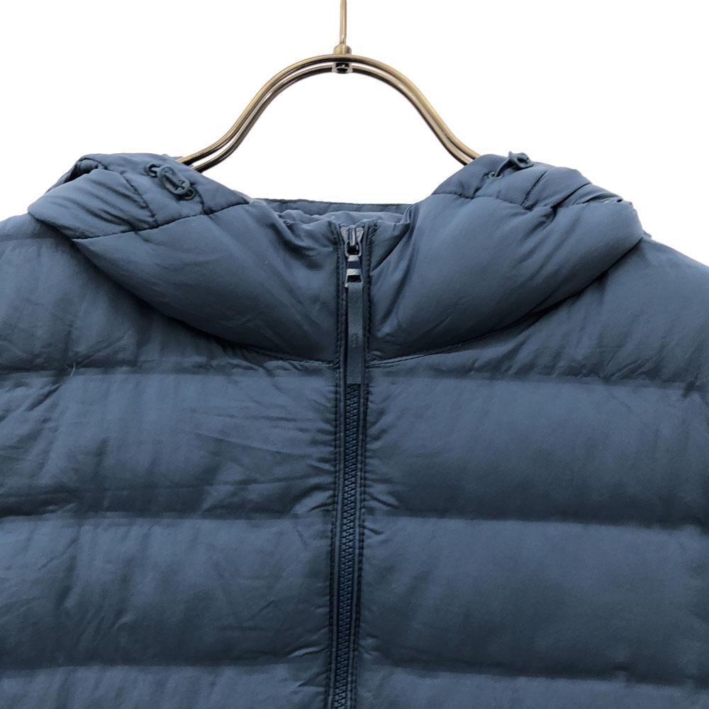 UNIQLO seamless Down jacket M Navy system With storage bag Women Used