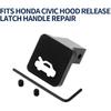 Hood Release Latch Handle Repair Kit Replacement for Honda Civic 96-2011, CR-V 97-2006, Element 03-2011, Heavy Duty Billet Aluminum Hood Latch
