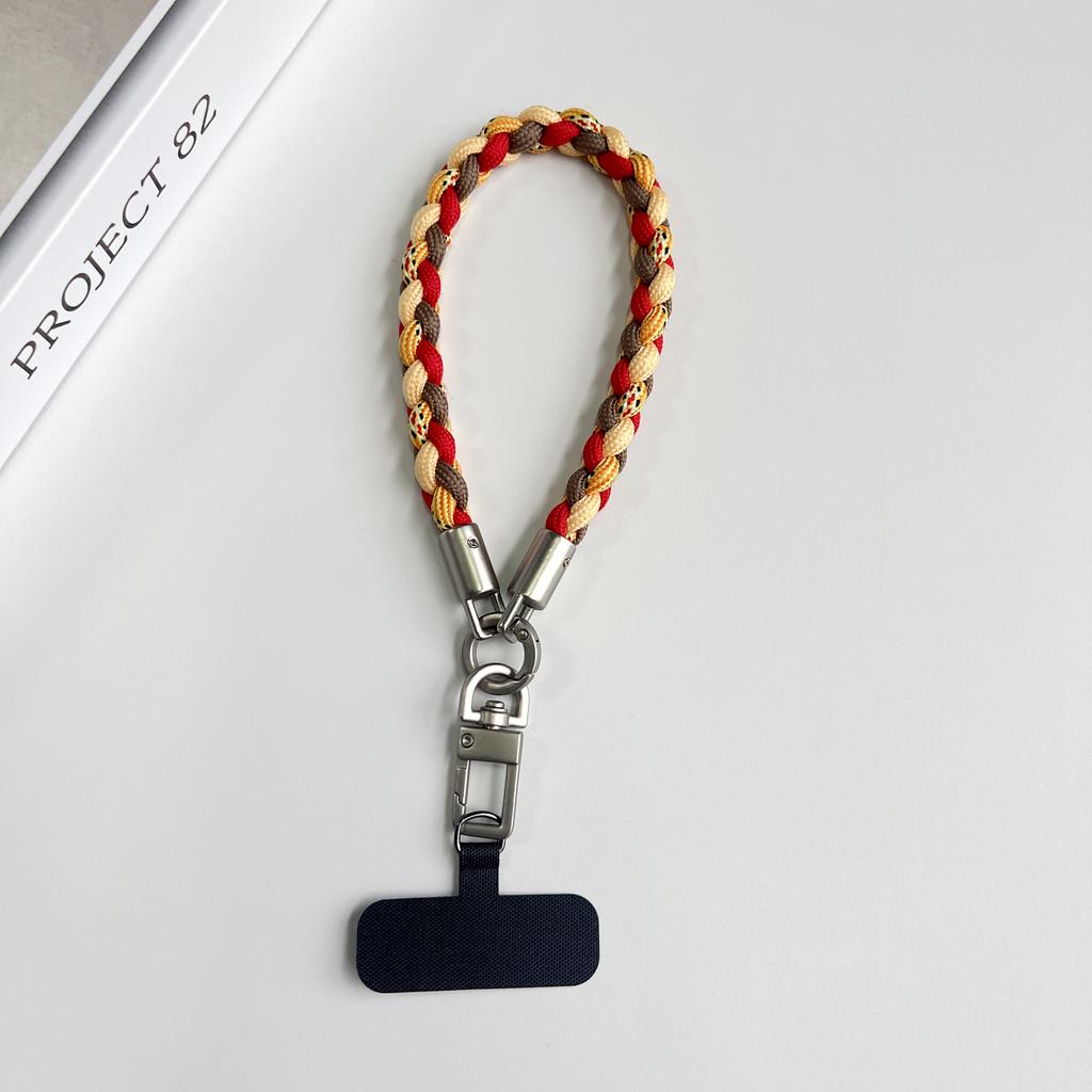 Creative Hand-Woven Mobile Phone Lanyards, Wristbands, Short Rope Strings, Pearl Jewelry, Pendants, Safety Anti-Loss Ropes