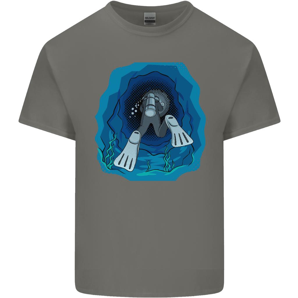 3D Scuba Diver Diving Unisexs Light Cotton TShirt