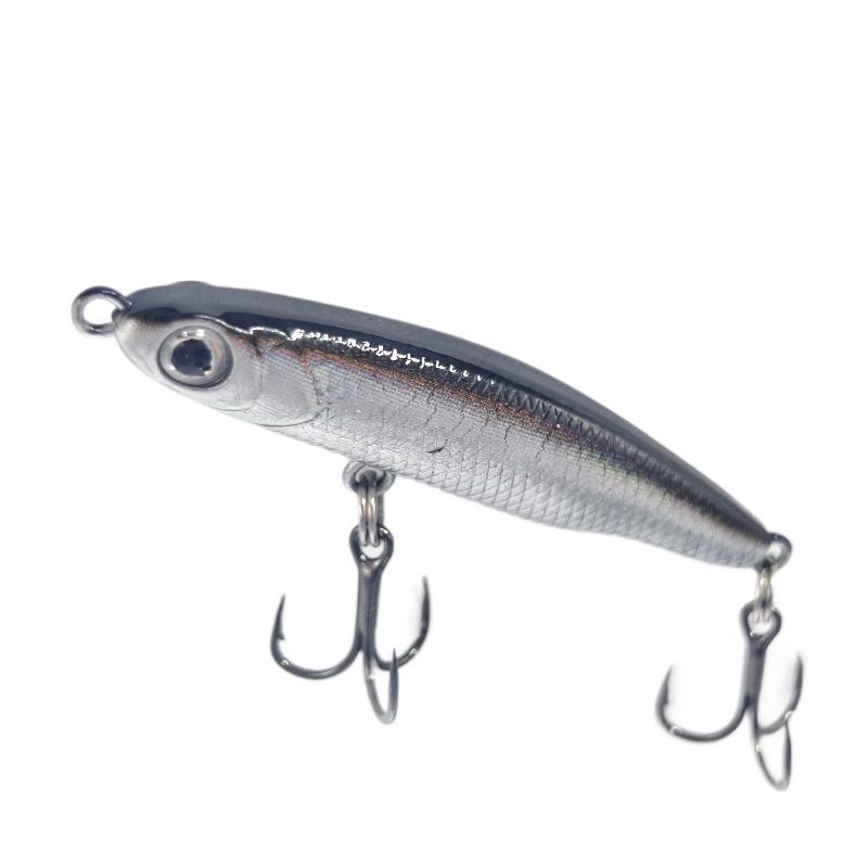 Silver Fish Pencil Sinking Twitchbait Micro Lure for Freshwater & Sea Fishing