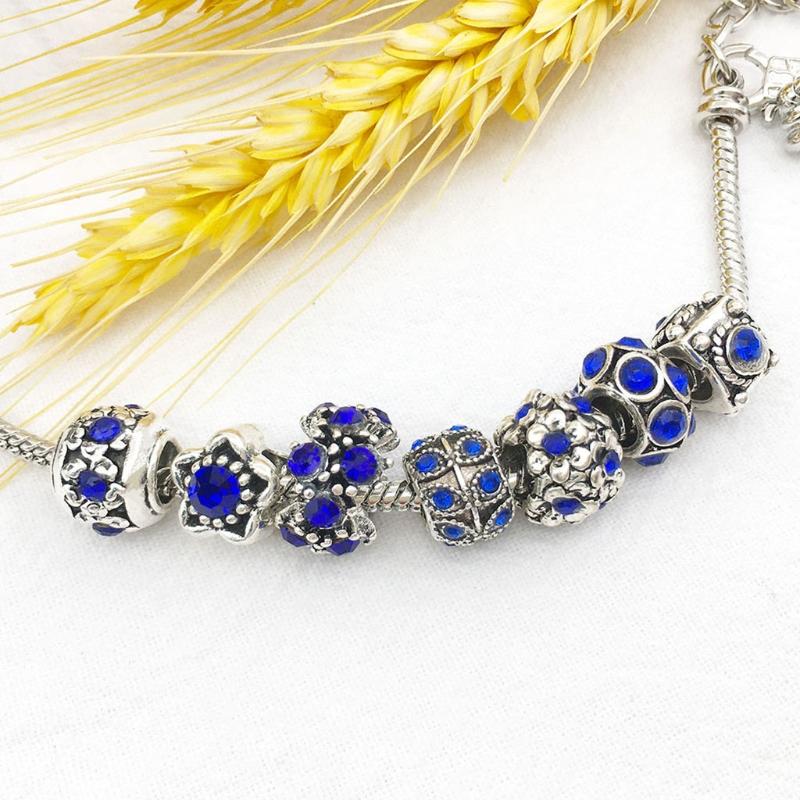 80 Pcs Red Imitation Glass European Large Hole Beads for Rhinestone Spacer Pendant Beaded Diy Handicraft Bracelet Making