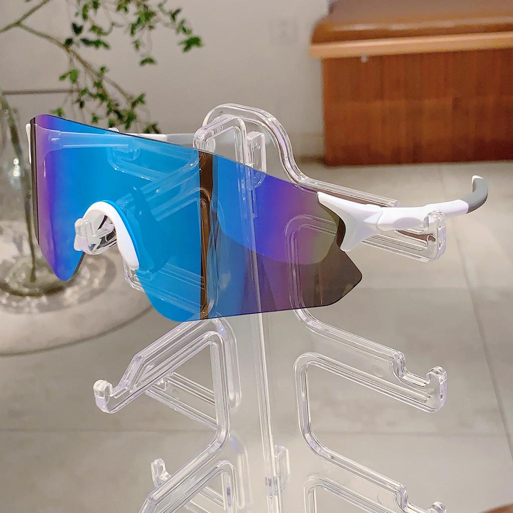 Outdoor Brand Sports Sunglasses Men  New In Oversized Mirror Riding Goggle Trendy Futuristic Cycling Women Shades