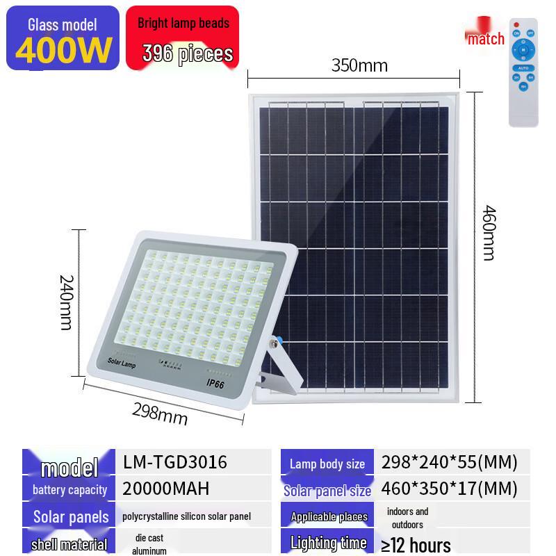 Outdoor Solar Powered Floodlight