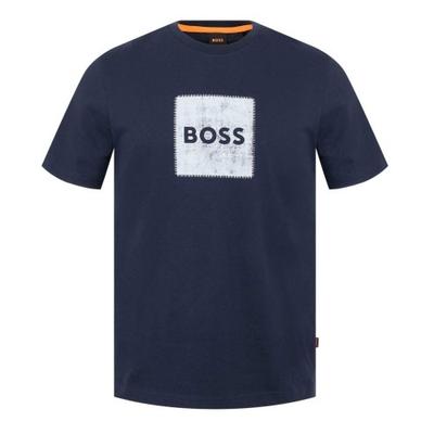 Camiseta con logo de caja para hombre
