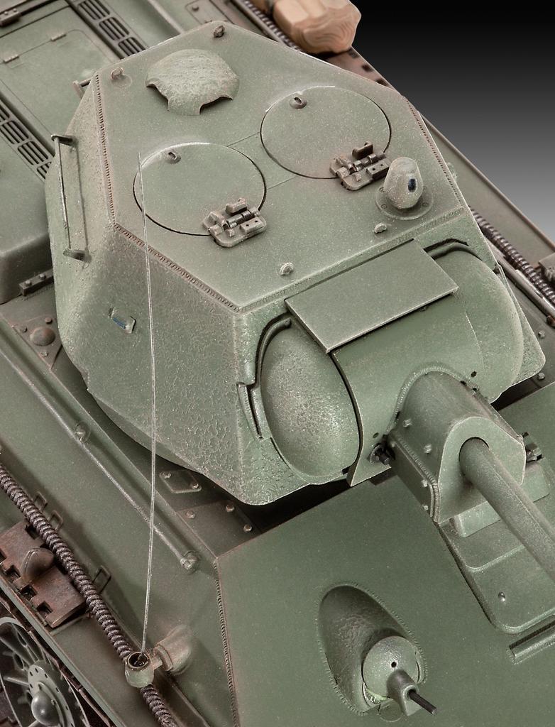 German level Soviet plastic model 1/35 T-34/76