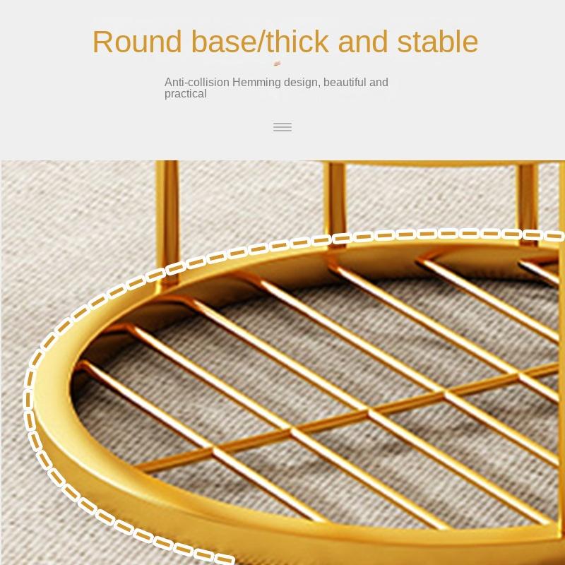 Modern and Minimalist Household Sofa Stool, Coffee Table, Small Bench, Creative Circular Shoe Changing Stool In Living Room