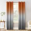 Orange Gray Gradient Abstract Blackout Curtains For Living Room Bedroom Printed Window Treatment Drapes Home Decor