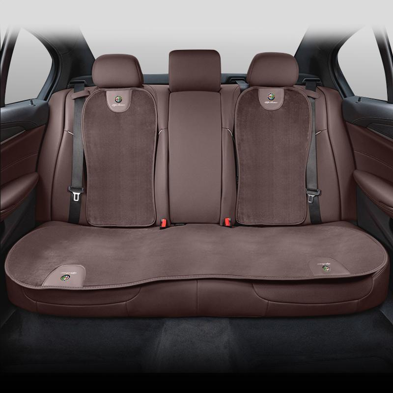Car Seat Cover Backrest Pad Cushion Plush Interior Accessories For Alfa Romeo Giulietta GT 159 147 156 Mito Brera Giulia F1 Stel