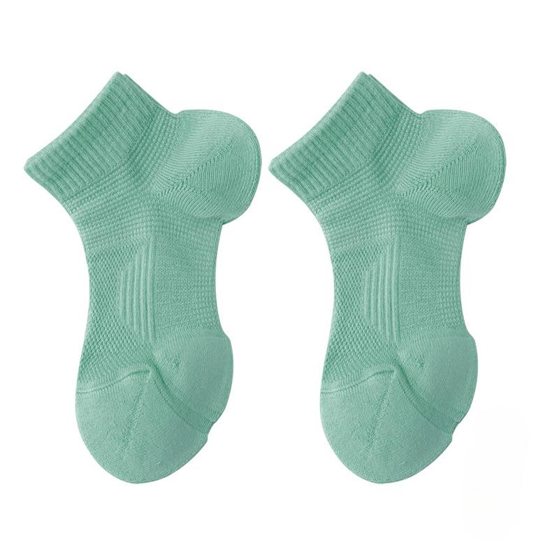 Running Sports Socks for Women, Shallow-mouthed Short Socks, Summer Short-leg Fitness Badminton, Thickened Towel Bottom Socks