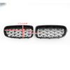 Gloss Black Diamond Front Kidney Grille Grills for BMW F30 328i 335i 2012-2016