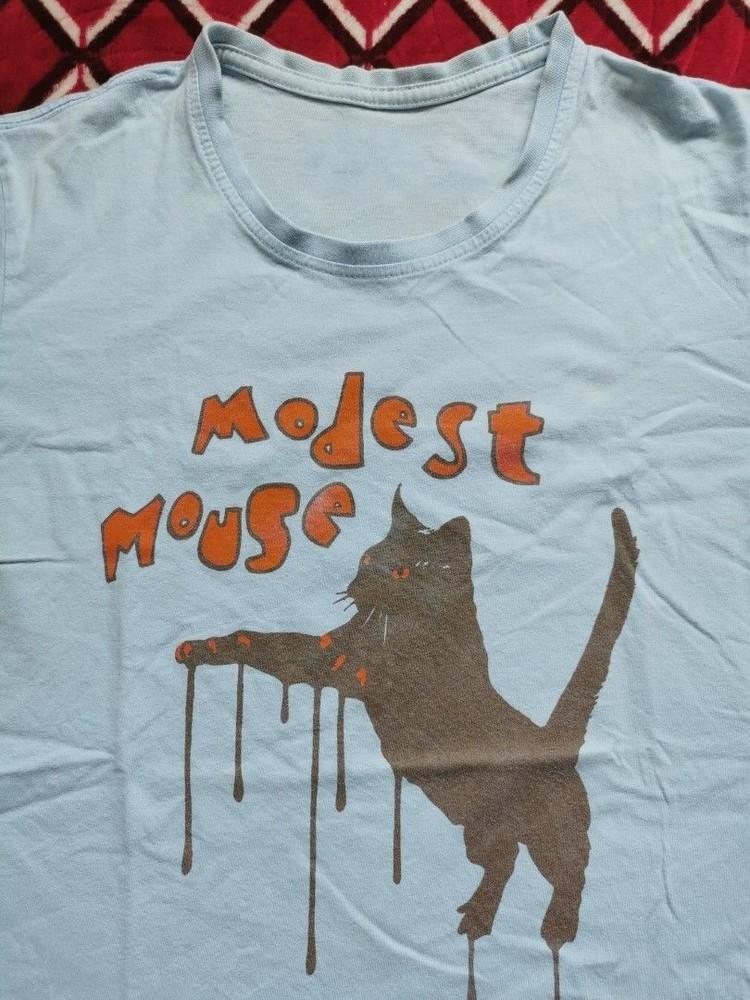 VIntage Modest Mouse Band Lightblue Shirt Unisex Concert S to 5XL DO593 Unisex T-Shirt XL