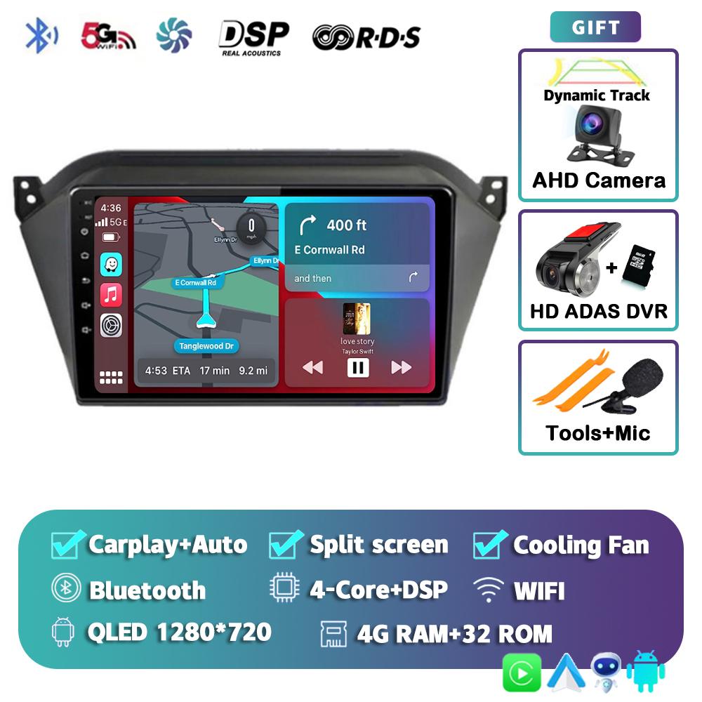 Android14 wireless Carplay Auto For JAC S2 T40 2015 2016 2017 2018 Car Radio Multimedia 2 Din GPS NAVI Player Stereo WIFI+4G LTE