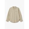 Peach Check Pattern Shirt 7116160102 