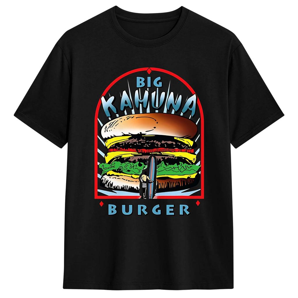 Maglietta Divertente The Big Kahuna Burger Unisex Cotone Manica Corta Girocollo Top Estivi Camicie