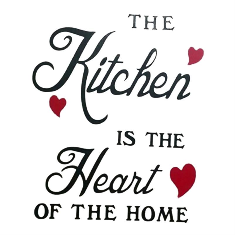 Buy Removable New The Kitchen Is The Heart Of The Home Wall Quote