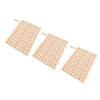 3PCS Portable Diaper Bags with Zipper Water Proof Reusable Baby Diaper Organizer Stroller Hanging St
