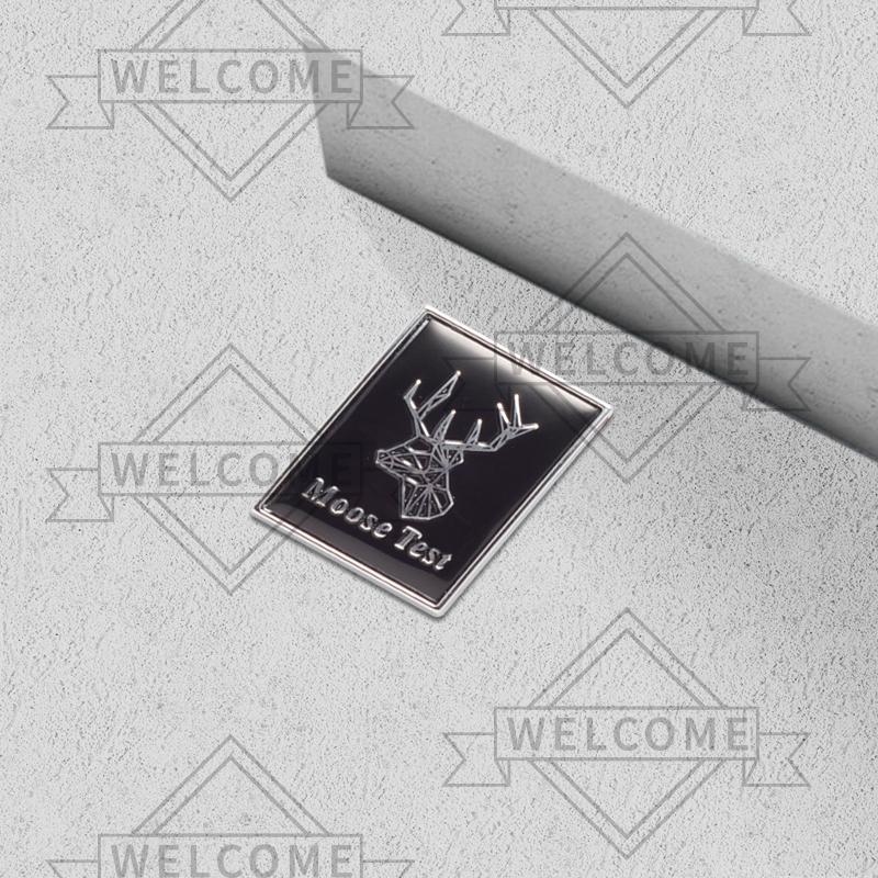 3D Car Stickers R Design AWD Moose Test Emblem Auto Body Badge Trunk Decal For Volvo XC90 XC40 S60 S90 V60 V90 XC60 Accessories