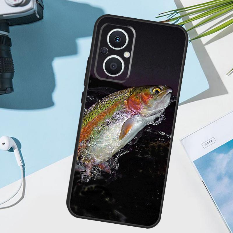 Vintage Trout Fishing Cover For OPPO Reno 13 F 10 11 12 14 Pro 11F 12F 14F 7 8 Lite OPPO Find X9 X8 X5 X6 Pro Case