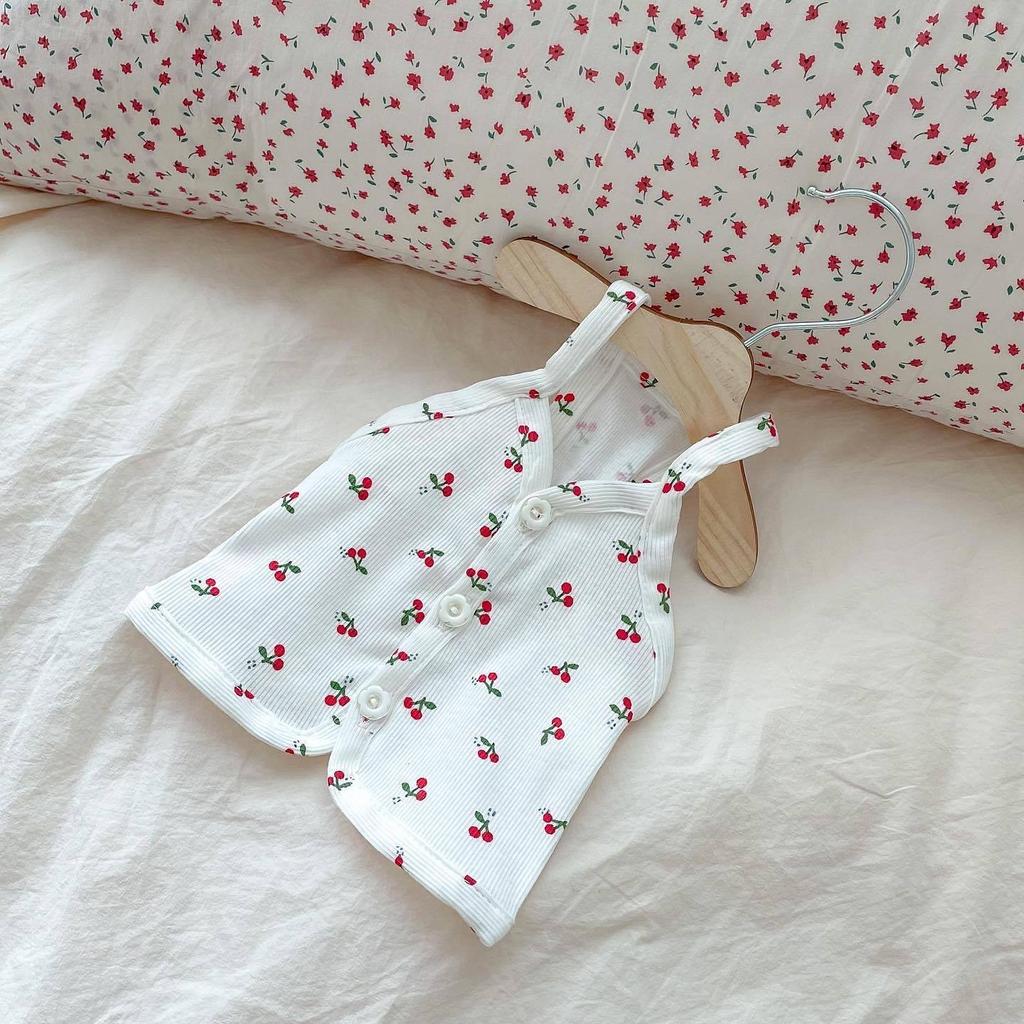 Dog Clothes Summer Thin Embroidered Avocado Sling Small and Medium Bigbear Puppy Cat Vest Pet Clothes