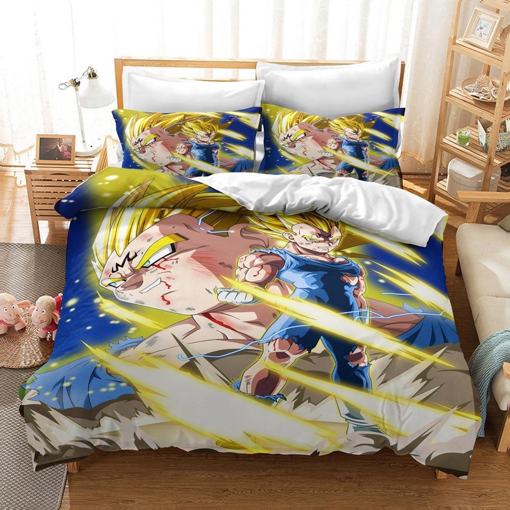 Digital Printing Bedding Kit, Dragon Ball Series Size Three-Piece Set