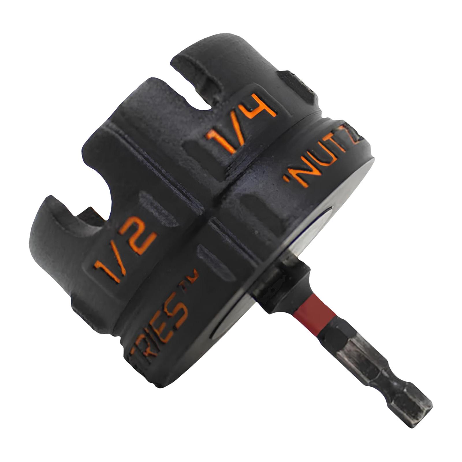 

Насадка-гайковерт с шестигранным хвостовиком для резьбовых стержней 1/4 дюйма, 3/8 дюйма и 1/2 дюйма для быстрого удаления гаек и болтов One Size