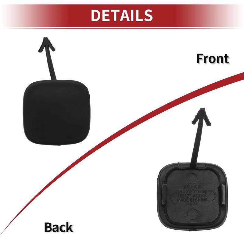 UXCELL Left Front Car Tow Hook Cover Cap for Toyota Highlander 2004-2007 No.5212748030