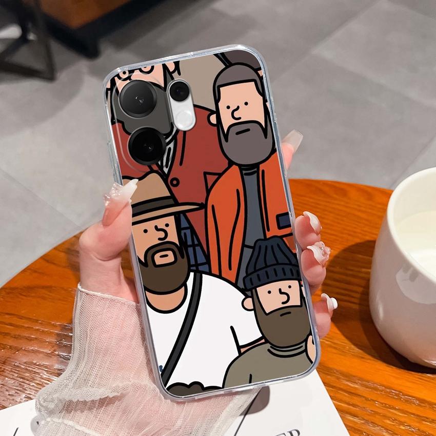 Casing For Vivo V60 V40 Lite V30e Y38 Y39 Y78 X200 Ulta X200s Case Cute Rabbit Panda Dog Back Covers TPU Silicone Soft Clear Phone Bags For Vivo Shell