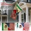 3x5 Feet America Mexico Friendship Flag - Color And Fade Proof - Canvas Header And Double Stitched - Friendship Forever US MX Flag With Brass Grommets