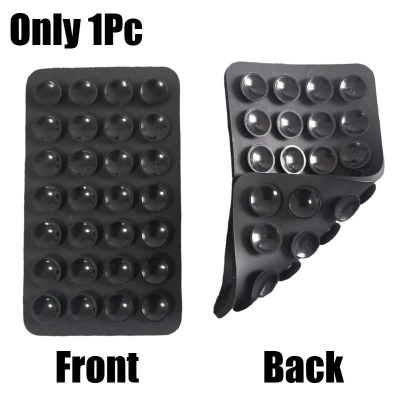 1Pc Silicone Suction Pad Double Sided for Mobile Fixture Suction Cup Backed Adhesive Sucker Pad Storage for Fixing Party Gifts