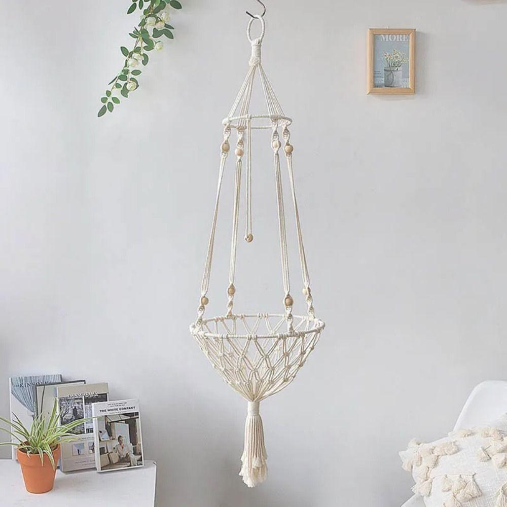 

Handwoven Pet Hanging Swing Bed Durable Cat Sofa Cats Accessories Cat Hammock Indoor Outdoor