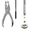480 Sets Metal Rivets Double Caps with Rivet Pliers Hole Pliers LeatherRivets 12 mm 8 mm 6 mm Rivets for Leather Working