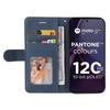 For Motorola Moto G84 5G Lærveske Lommebok Støtte Fargespleis Telefondeksel