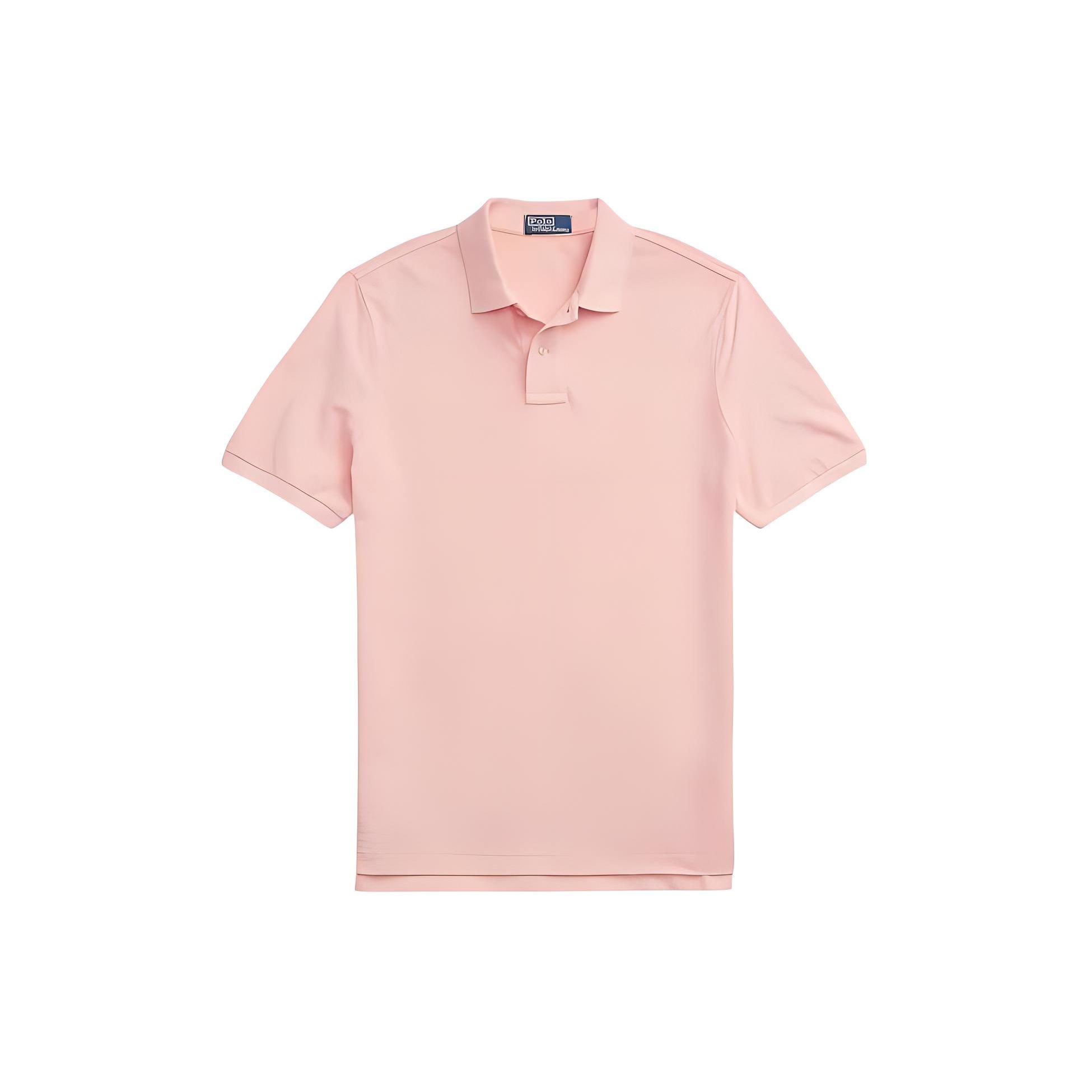 

Polo Ralph Lauren Color Blocked Slim Fit Polo Shirt Men tops Pink 710910898-001 XS