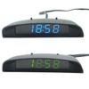 Orologio Elettronico 3-in-1 Visiera Parasole ABS LED Orologio Elettronico per Auto