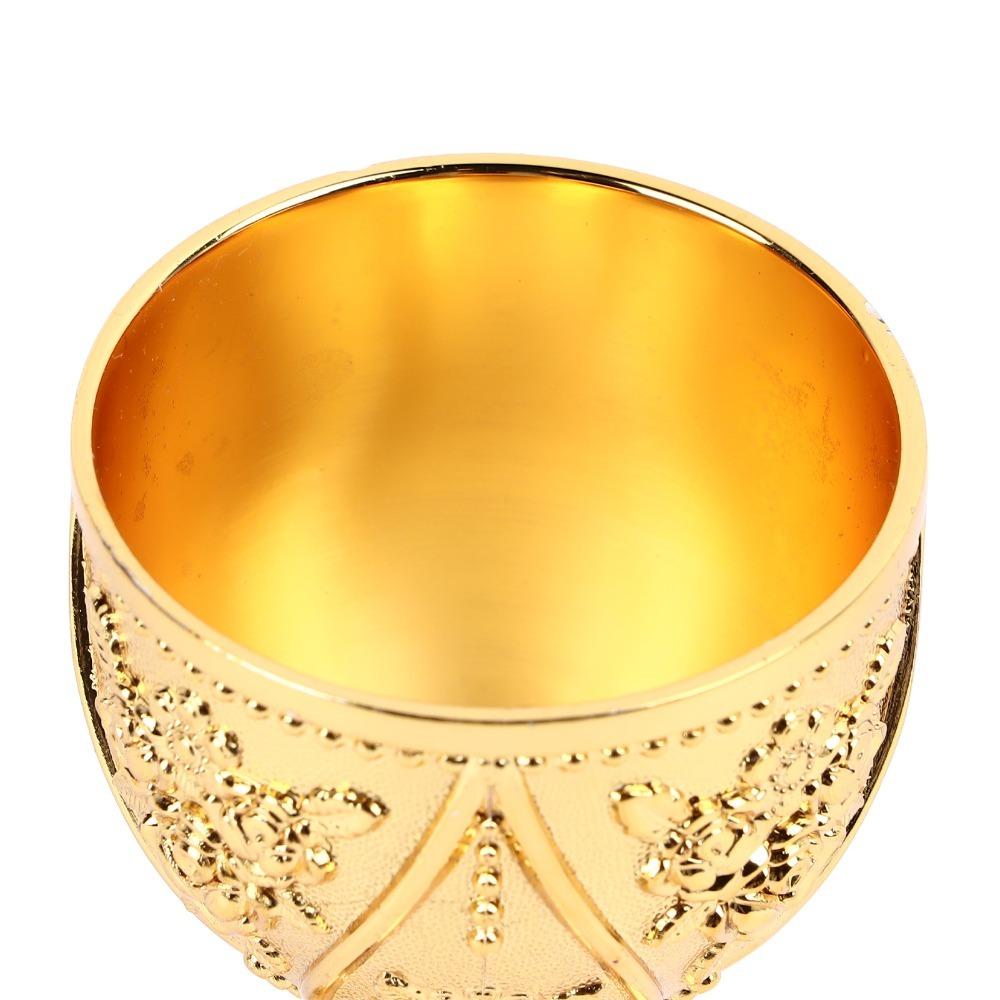 Embossed Metal Goblet Zinc Alloy Shot Glass Goblets & Chalices Drinking Cup For Home Decor