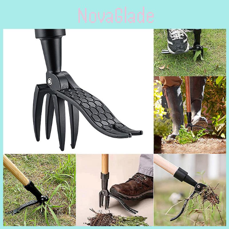 No-bend Weeding Artifact Easily Remove Weeds With Sturdy Aluminum Alloy Material