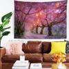 Office Living Room Tapestry Cherry Blossom Forest Tapestry Home Wall Decoration Tapestry