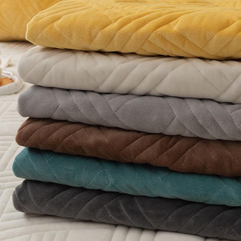 Winter Plüsch Sofa Kissen Nordic Einfache Verdickte Nicht-slip hochwertige Leder Sofa Kissen Rückenlehne Abdeckung Schal Volle Abdeckung