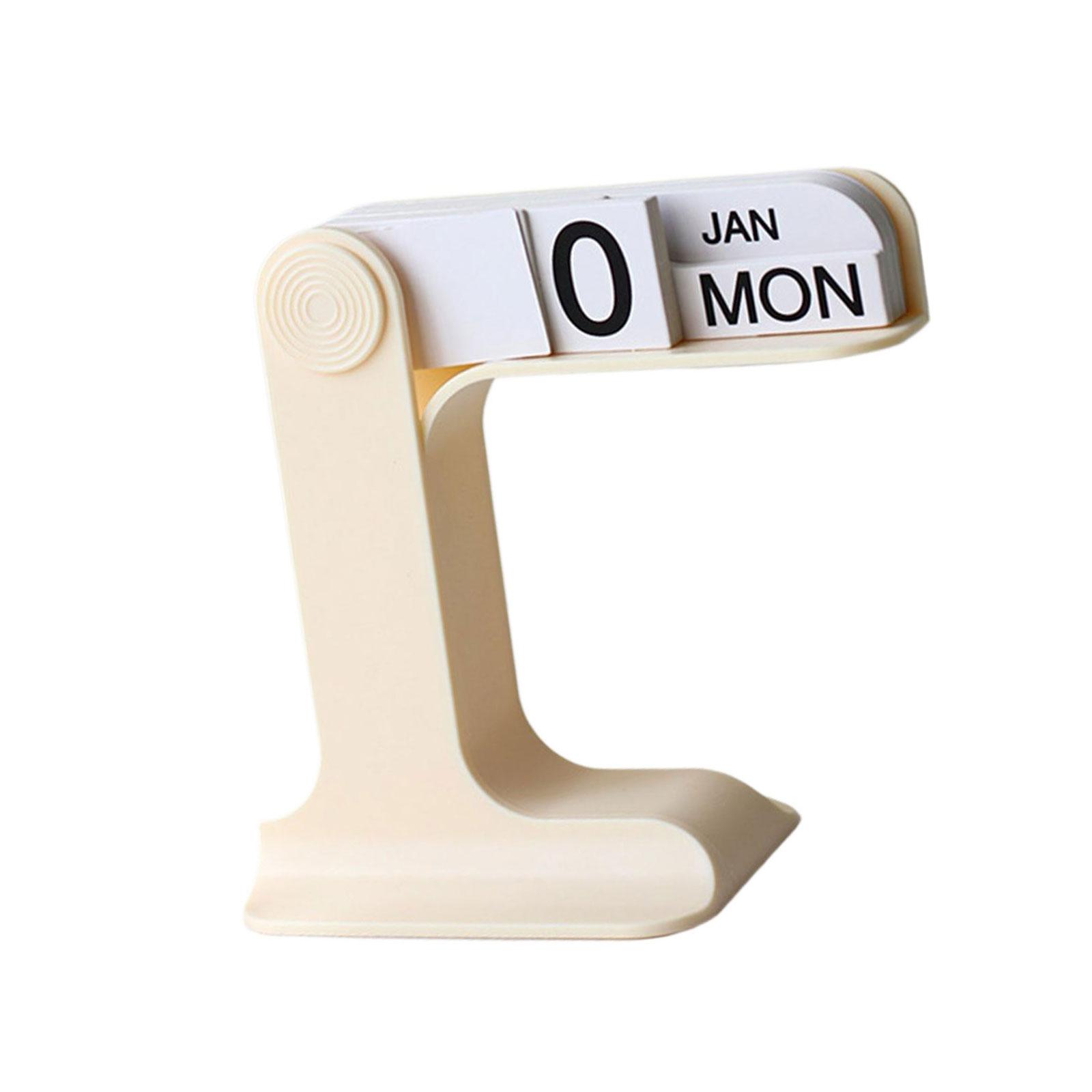 

Декоративный перекидной календарь с датами, неделями, месяцами, настольный календарь, постоянный календарь для энтузиастов-коллекционеров