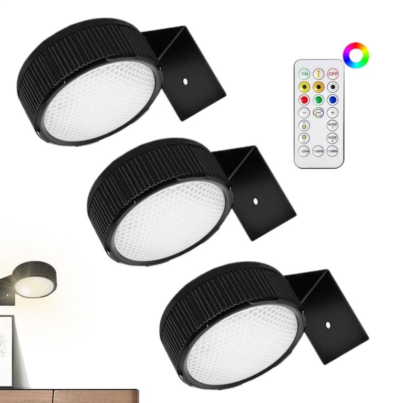 3pcs Dimmable Picture Painting Light Living Room Decor High Brightness Art Display Lamp Battery Operated Painting Light for Cafe