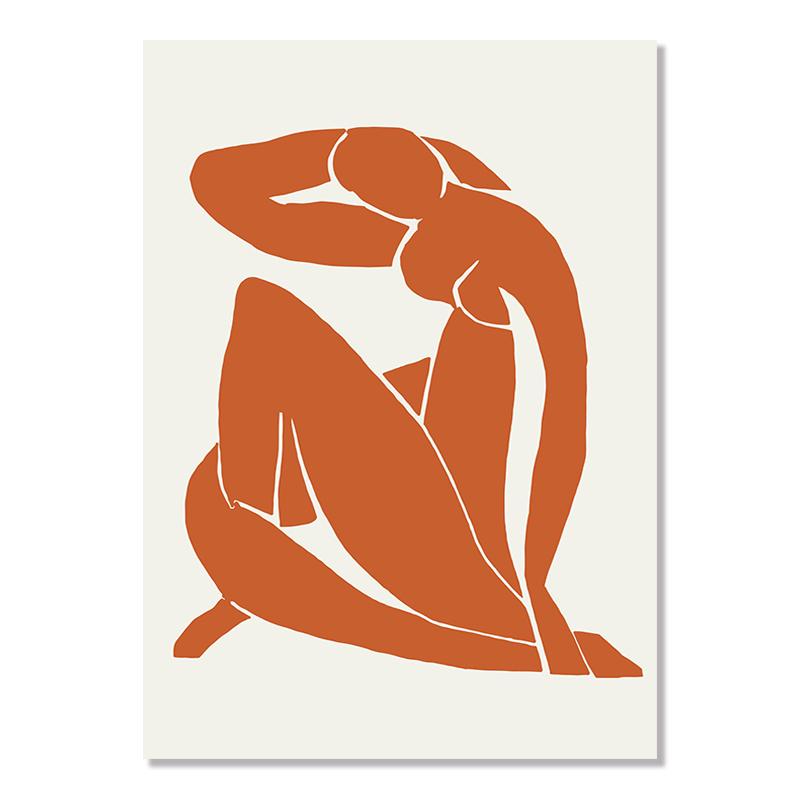 Abstract Geometry Curve Poster Matisse Canvas Painting Colorful Style Posters and Prints Wall Art for Living Room Home Decor