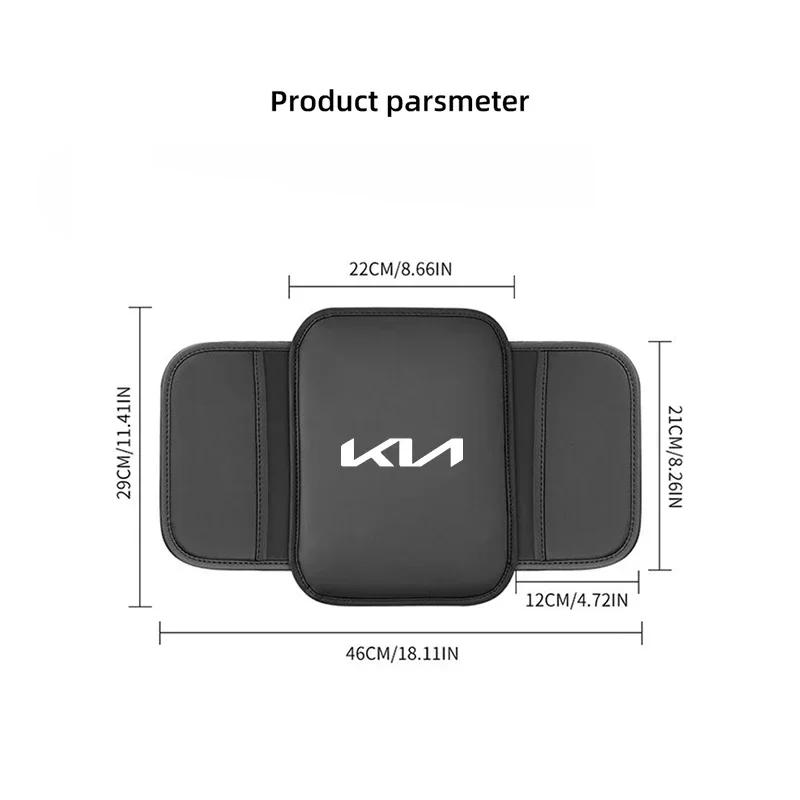 AANK1 Auto-Armlehnenbox-Matte Mittelkonsolen-Aufbewahrungstasche Zubehör für Kia Rio Soul Seltos Forte K5 K3 Niro Sorento Stinger Sportage