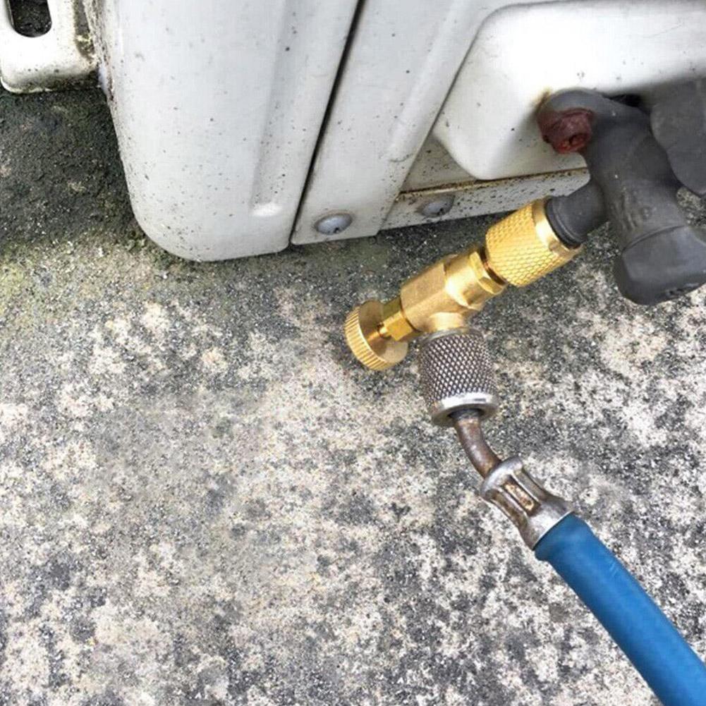 Flüssigkeit Sicherheit Ventil R410A R22 Klimaanlage Kältemittel Zubehör Luft Auto Adapter 1/4 "Klimaanlage Und Fluorid Repa P6U6