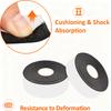 Foam Tape Single-Sided Black EVA Anti-Collision Insulation Protection Sound Insulation Buffer Self-Adhesive Doors And Windows