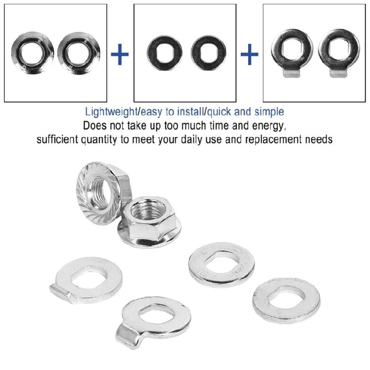 Prosta instalacja Zamki do skuterów Nakrętka Premium Stopy Szeroka kompatybilność Odporny na rdzę Lekki