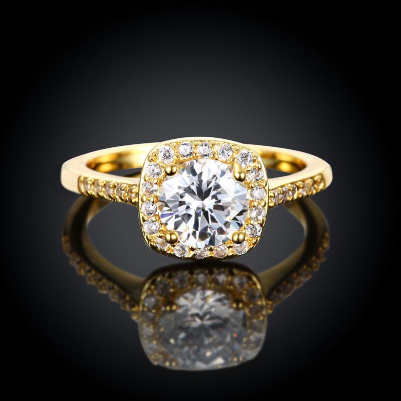 Fashion Rings For Women Wedding Engagement Jewelry Accessory Cubic Zircon Stone Promise Finger Ring Anillos Femme