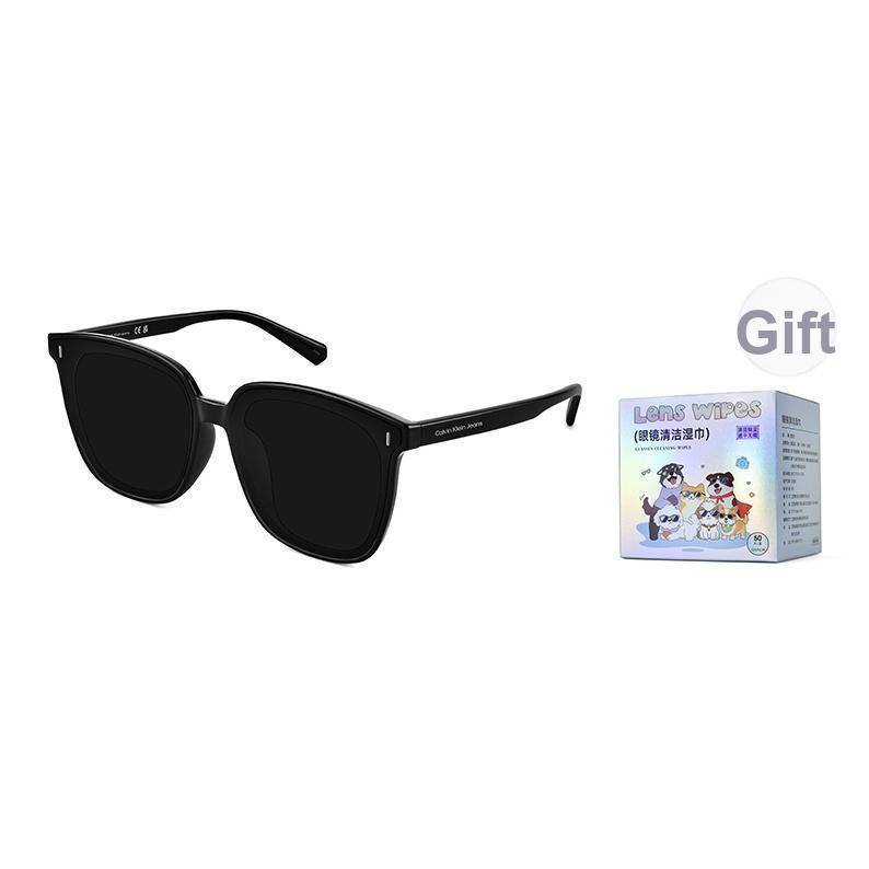 Calvin Klein Square Sunglasses With Logo Design For UV Protection Unisex sunglasses CKJ25637SLB